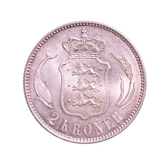 ΔΑΝΙΑ - 2 Κορώνες 1916 VBP, UNC