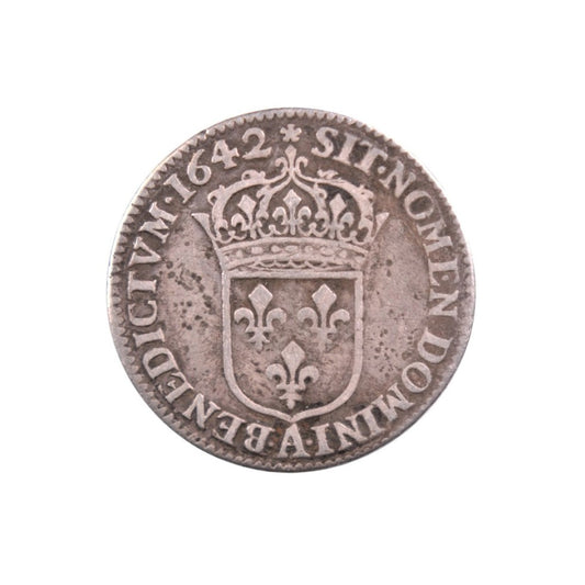 ΓΑΛΛΙΑ - 1/12 Ecu 1642 A (ροζ), F-VF