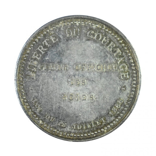 ΓΑΛΛΙΑ - 1866 Λυών, Jeton of Silk Trading Brokers