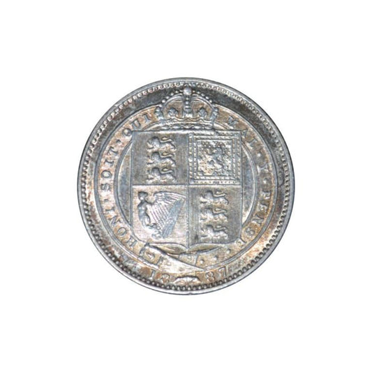 ΜΕΓΑΛΗ ΒΡΕΤΑΝΙΑ - Σελίνι 1887, AU-UNC, KM# 761