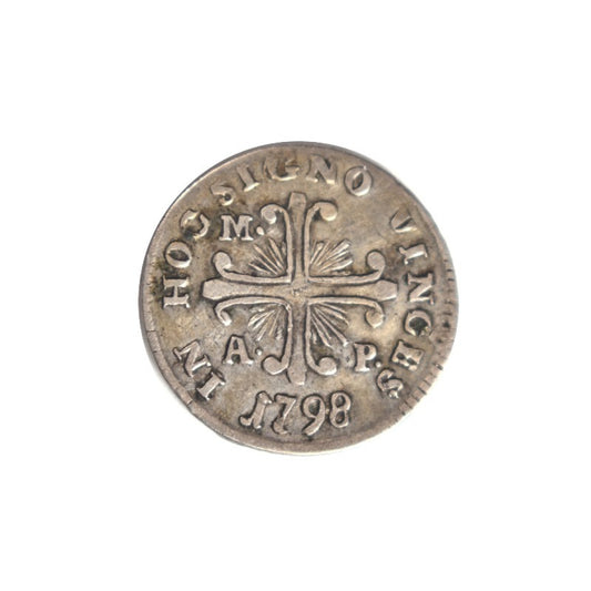 ΙΤΑΛΙΚΑ ΚΡΑΤΗ - ΝΑΠΟΛΗ & ΣΙΚΕΛΙΑ, Carlino 1798, VF