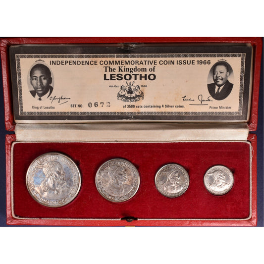LESOTHO - Proof Set 1966 (4 νομίσματα), KM# PS4
