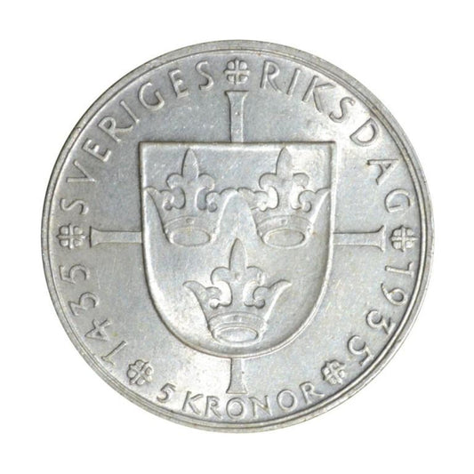 ΣΟΥΗΔΙΑ 5 Κορώνες 1935